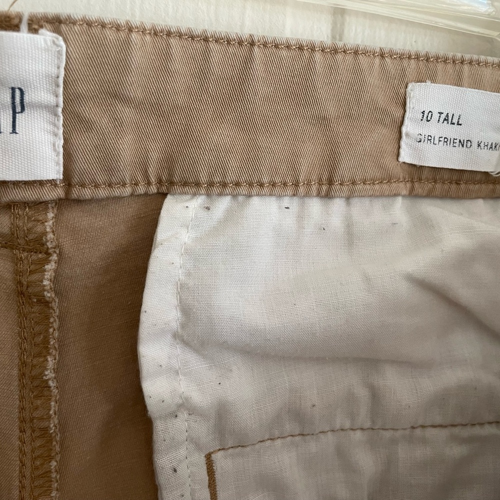 GAP Tan Chinos Classic Girlfriend Khakis
